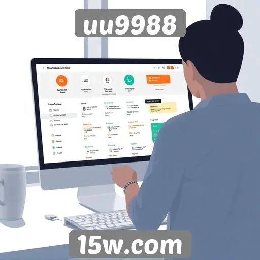 Exploração da interface do usuário no site uu9988